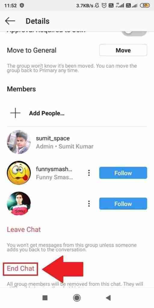 Remove Members From Instagram Chat Group - CoreMafia