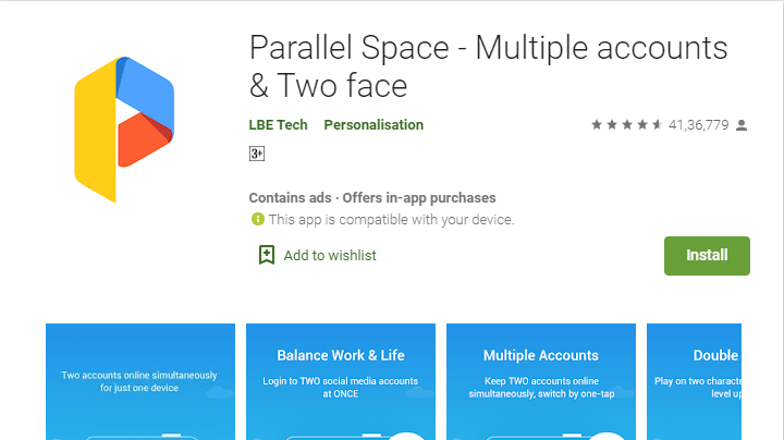 parallel-space-application