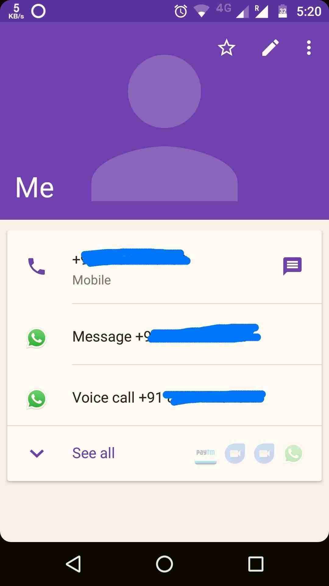 whatsapp icon not showing in contacts