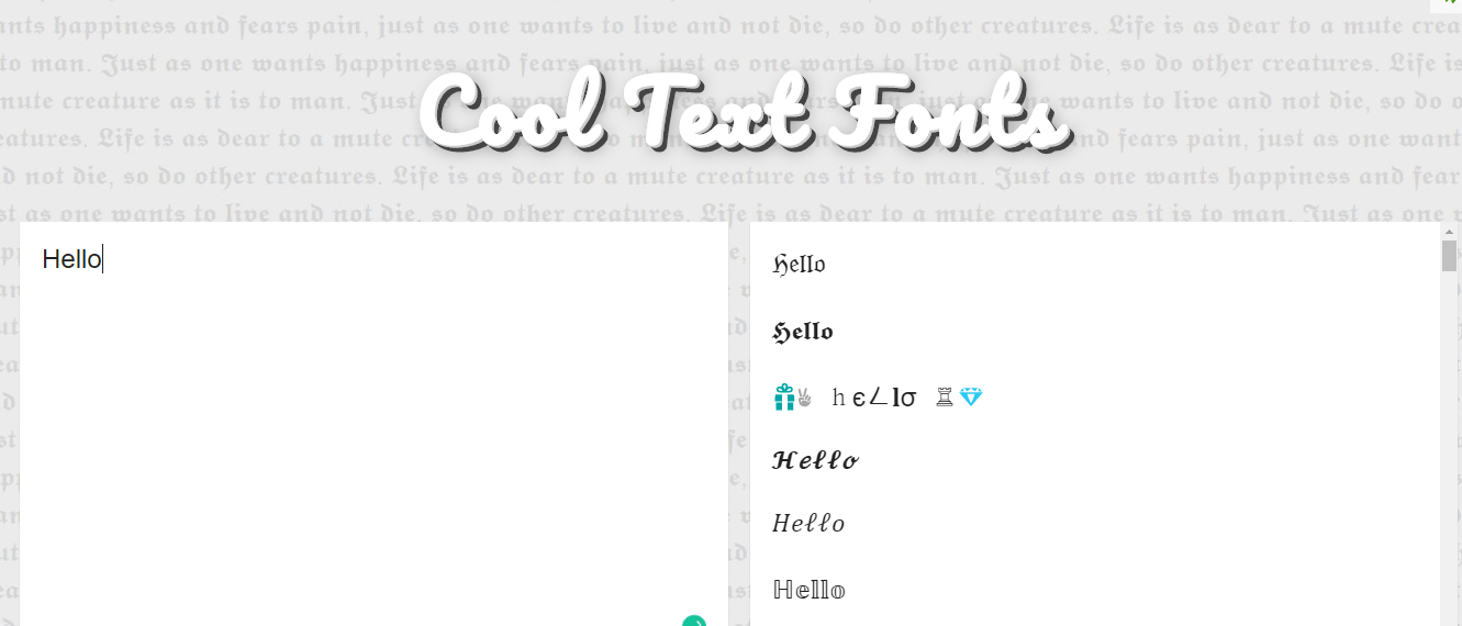 text stylizer lingojam