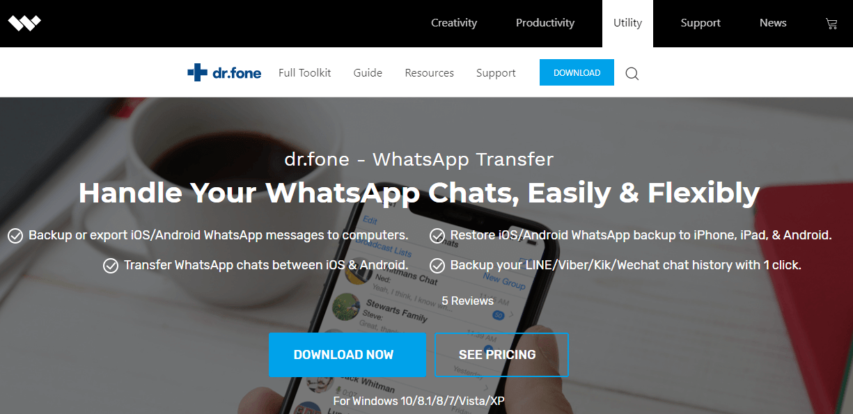 dr-fone-chat-backup-software