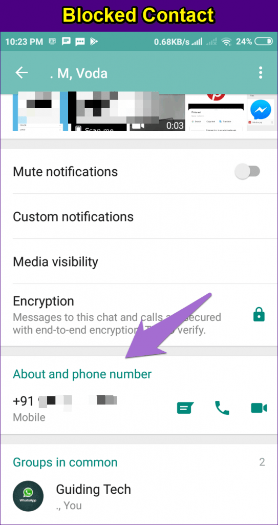 Mute/Block An Individual Contact In WhatsApp Group - CoreMafia