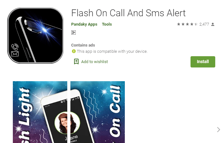 flash-on-call-sms