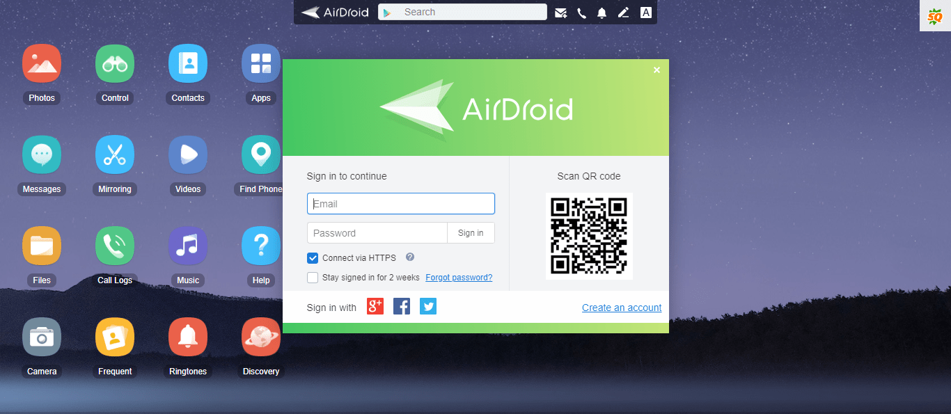 airdroid-web