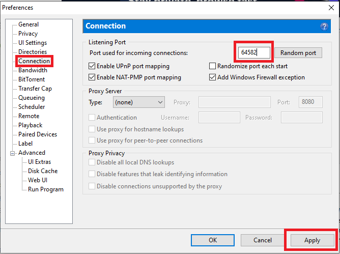 connection-utorrent