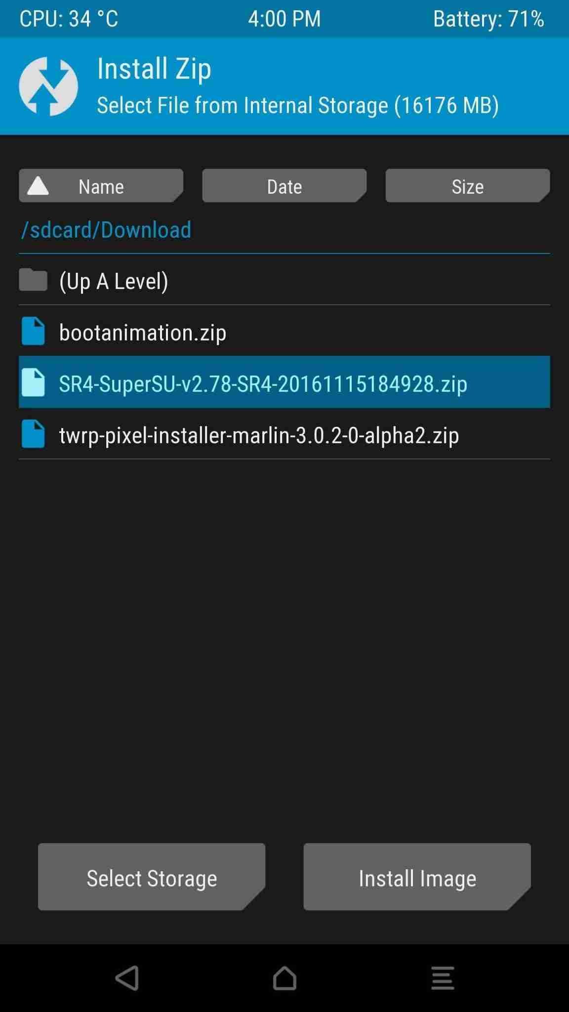 install-twrp-custom-recovery